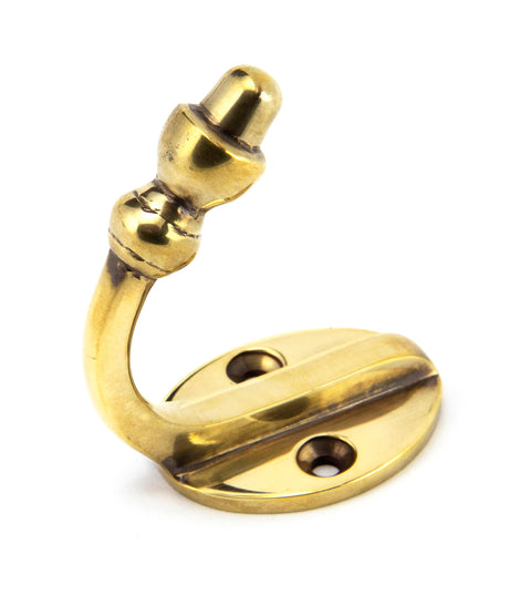 From The Anvil - Aged Brass Coat Hook | Sku. 92009 | Trade Door Handles.