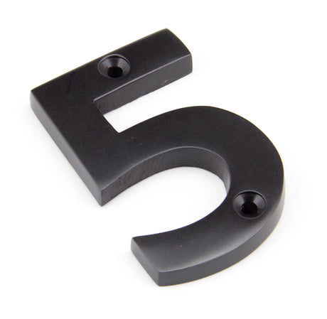 From The Anvil - Aged Bronze Numeral 5 | Sku. 92015 | Trade Door Handles.