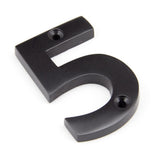 From The Anvil - Aged Bronze Numeral 5 | Sku. 92015 | Trade Door Handles.