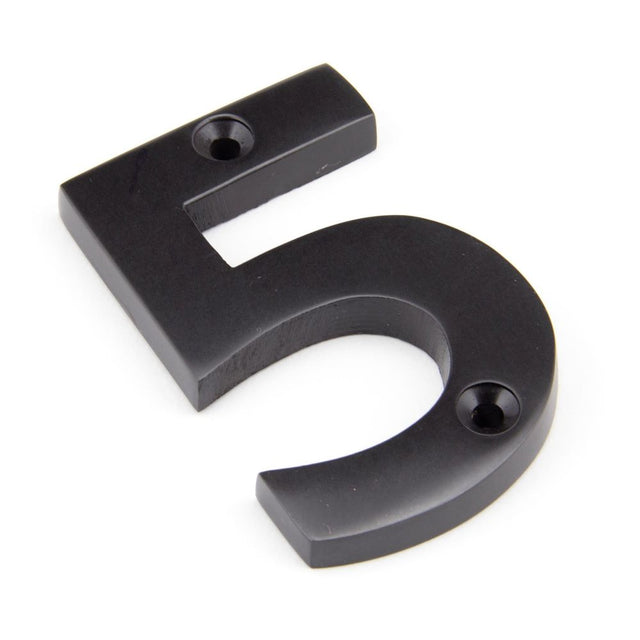 From The Anvil - Aged Bronze Numeral 5 | Sku. 92015 | Trade Door Handles.