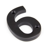 From The Anvil - Aged Bronze Numeral 6 | Sku. 92016 | Trade Door Handles.