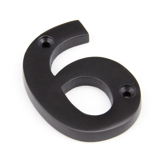 From The Anvil - Aged Bronze Numeral 6 | Sku. 92016 | Trade Door Handles.