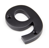From The Anvil - Aged Bronze Numeral 9 | Sku. 92019 | Trade Door Handles.