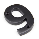 From The Anvil - Aged Bronze Numeral 9 | Sku. 92019 | Trade Door Handles.