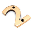 From The Anvil - Polished Bronze Numeral 2 | Sku. 92022 | Trade Door Handles.