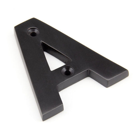 From The Anvil - Aged Bronze Letter A | Sku. 92030A | Trade Door Handles.