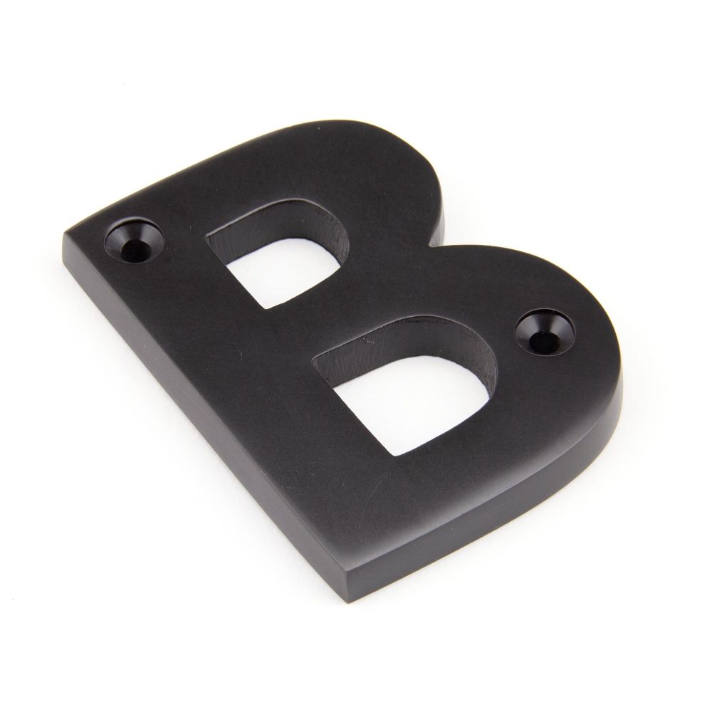 From The Anvil - Aged Bronze Letter B | Sku. 92030B | Trade Door Handles.