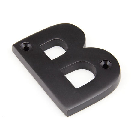 From The Anvil - Aged Bronze Letter B | Sku. 92030B | Trade Door Handles.