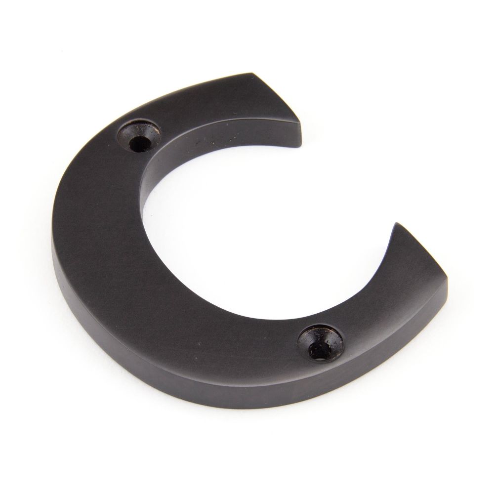 From The Anvil - Aged Bronze Letter C | Sku. 92030C | Trade Door Handles.
