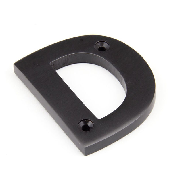 From The Anvil - Aged Bronze Letter D | Sku. 92030D | Trade Door Handles.