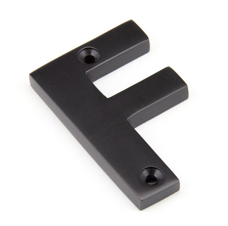 From The Anvil - Aged Bronze Letter F | Sku. 92030F | Trade Door Handles.
