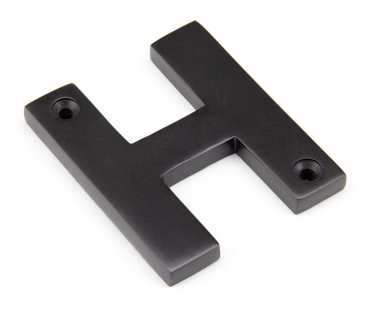 From The Anvil - Aged Bronze Letter H | Sku. 92030H | Trade Door Handles.
