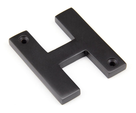 From The Anvil - Aged Bronze Letter H | Sku. 92030H | Trade Door Handles.