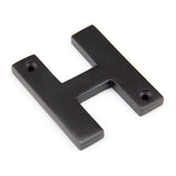 From The Anvil - Aged Bronze Letter H | Sku. 92030H | Trade Door Handles.