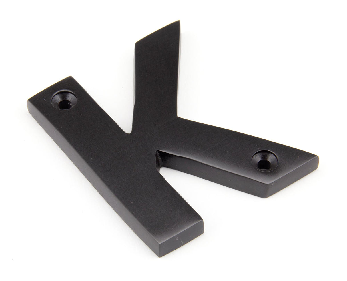 From The Anvil - Aged Bronze Letter K | Sku. 92030K | Trade Door Handles.