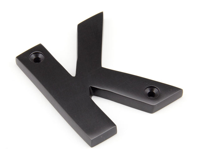 From The Anvil - Aged Bronze Letter K | Sku. 92030K | Trade Door Handles.