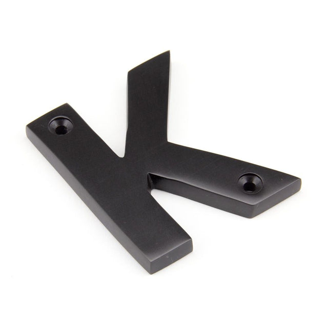 From The Anvil - Aged Bronze Letter K | Sku. 92030K | Trade Door Handles.