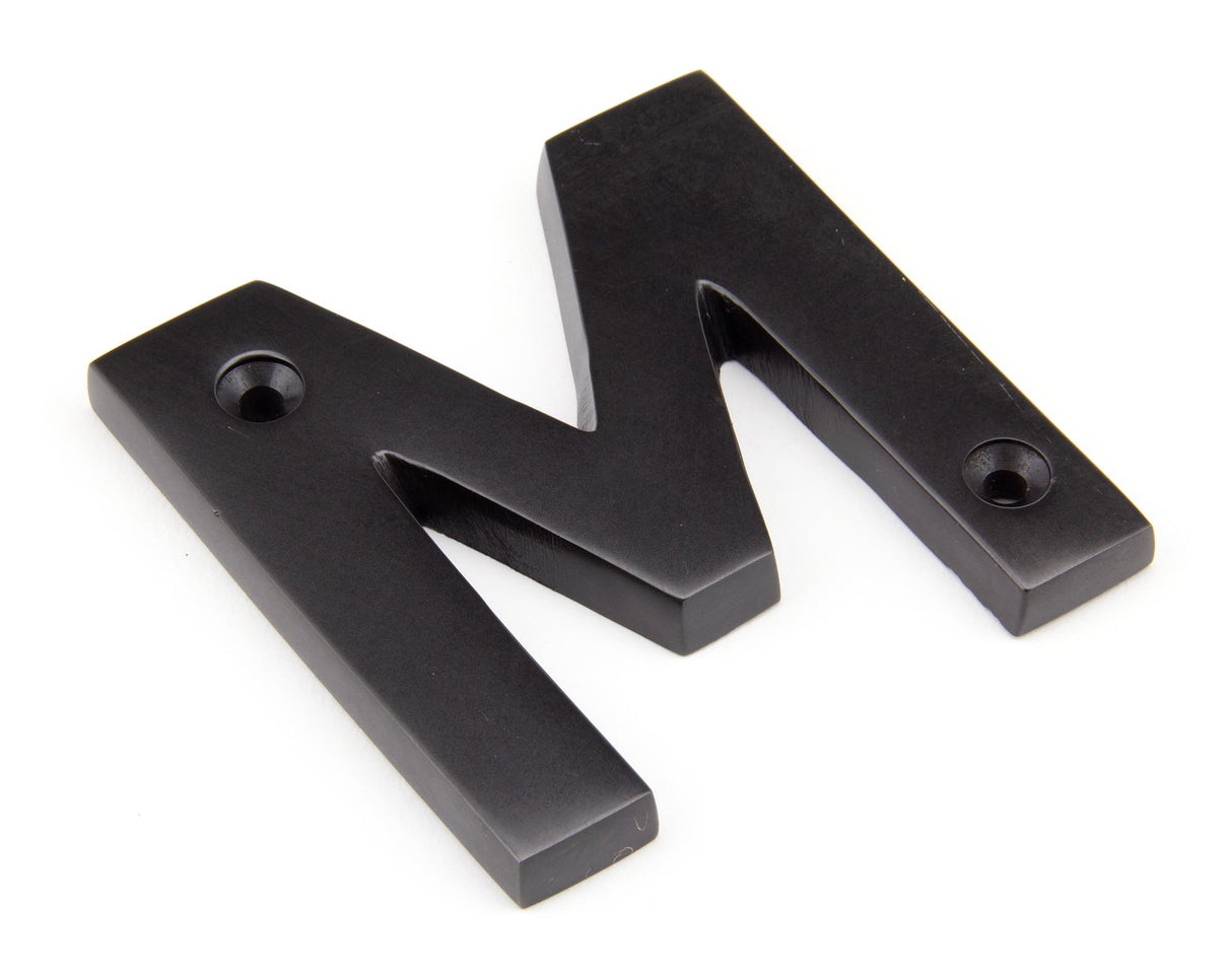 From The Anvil - Aged Bronze Letter M | Sku. 92030M | Trade Door Handles.