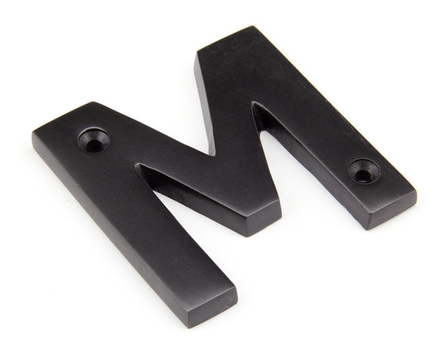 From The Anvil - Aged Bronze Letter M | Sku. 92030M | Trade Door Handles.