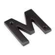 From The Anvil - Aged Bronze Letter M | Sku. 92030M | Trade Door Handles.