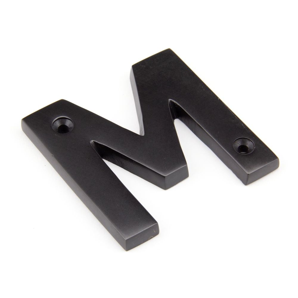 From The Anvil - Aged Bronze Letter M | Sku. 92030M | Trade Door Handles.