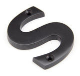 From The Anvil - Aged Bronze Letter S | Sku. 92030S | Trade Door Handles.
