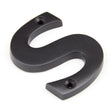 From The Anvil - Aged Bronze Letter S | Sku. 92030S | Trade Door Handles.