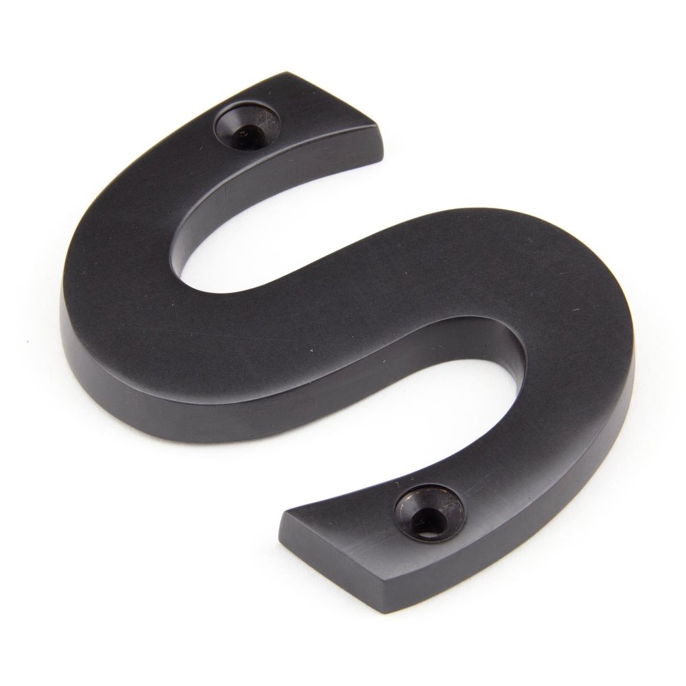 From The Anvil - Aged Bronze Letter S | Sku. 92030S | Trade Door Handles.