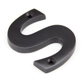 From The Anvil - Aged Bronze Letter S | Sku. 92030S | Trade Door Handles.