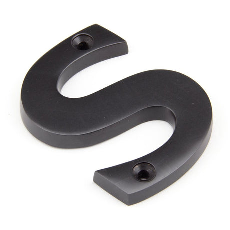 From The Anvil - Aged Bronze Letter S | Sku. 92030S | Trade Door Handles.