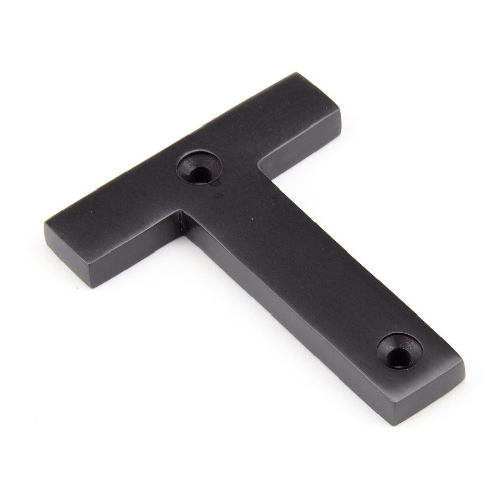 From The Anvil - Aged Bronze Letter T | Sku. 92030T | Trade Door Handles.
