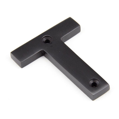 From The Anvil - Aged Bronze Letter T | Sku. 92030T | Trade Door Handles.