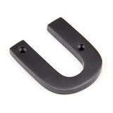 From The Anvil - Aged Bronze Letter U | Sku. 92030U | Trade Door Handles.