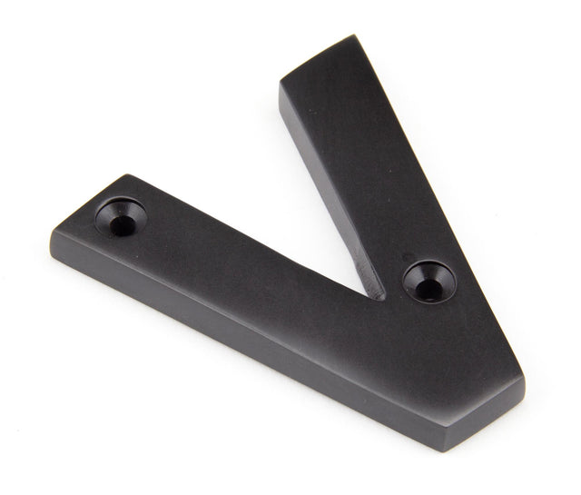 From The Anvil - Aged Bronze Letter V | Sku. 92030V | Trade Door Handles.