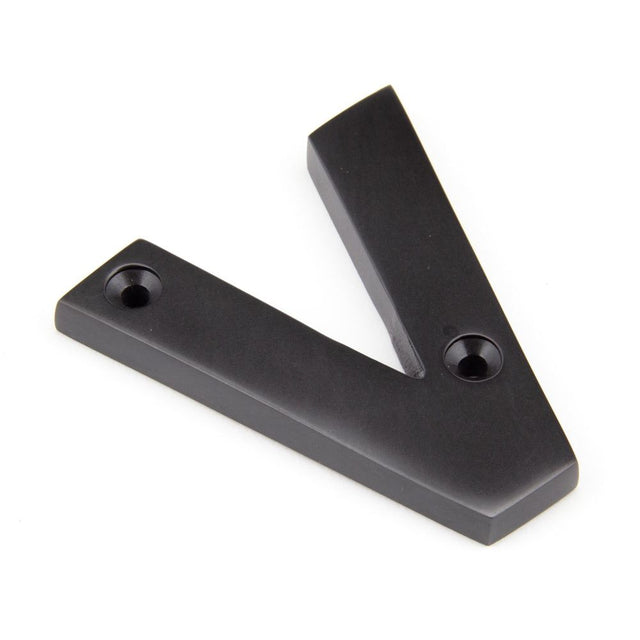 From The Anvil - Aged Bronze Letter V | Sku. 92030V | Trade Door Handles.