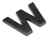 From The Anvil - Aged Bronze Letter W | Sku. 92030W | Trade Door Handles.
