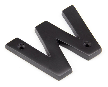 From The Anvil - Aged Bronze Letter W | Sku. 92030W | Trade Door Handles.