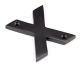 From The Anvil - Aged Bronze Letter X | Sku. 92030X | Trade Door Handles.