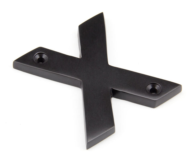 From The Anvil - Aged Bronze Letter X | Sku. 92030X | Trade Door Handles.