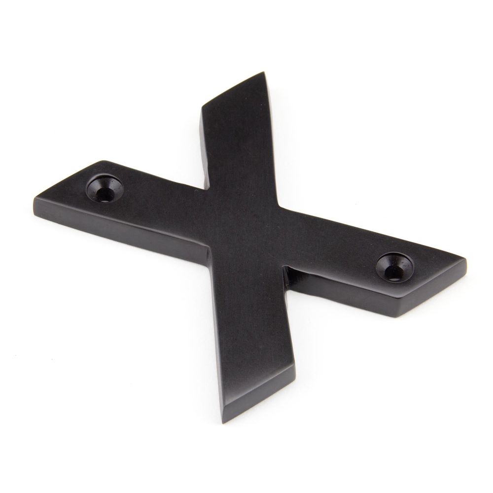 From The Anvil - Aged Bronze Letter X | Sku. 92030X | Trade Door Handles.
