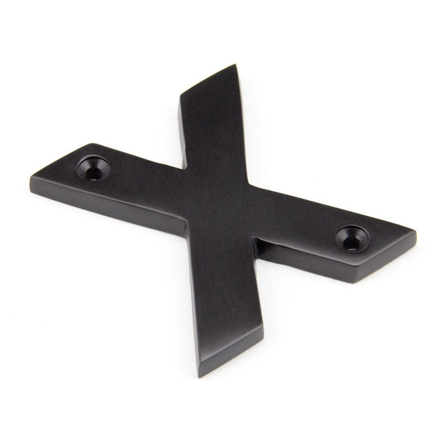 From The Anvil - Aged Bronze Letter X | Sku. 92030X | Trade Door Handles.