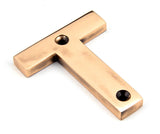 From The Anvil - Polished Bronze Letter T | Sku. 92031T | Trade Door Handles.