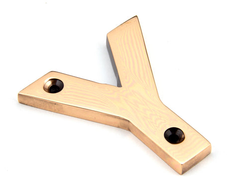 From The Anvil - Polished Bronze Letter Y | Sku. 92031Y | Trade Door Handles.
