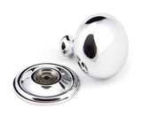 From The Anvil - Polished Chrome Mushroom Cabinet Knob 38mm | Sku. 92031 | Trade Door Handles.
