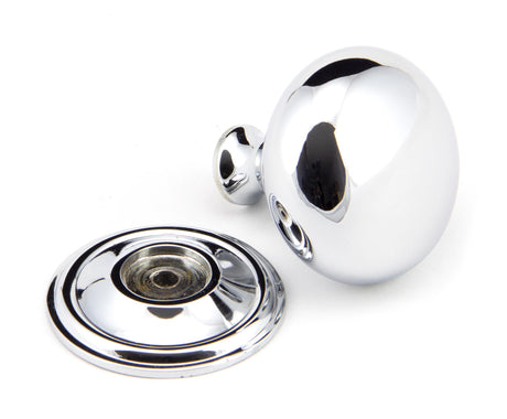 From The Anvil - Polished Chrome Mushroom Cabinet Knob 38mm | Sku. 92031 | Trade Door Handles.