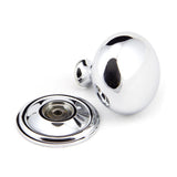 From The Anvil - Polished Chrome Mushroom Cabinet Knob 38mm | Sku. 92031 | Trade Door Handles.