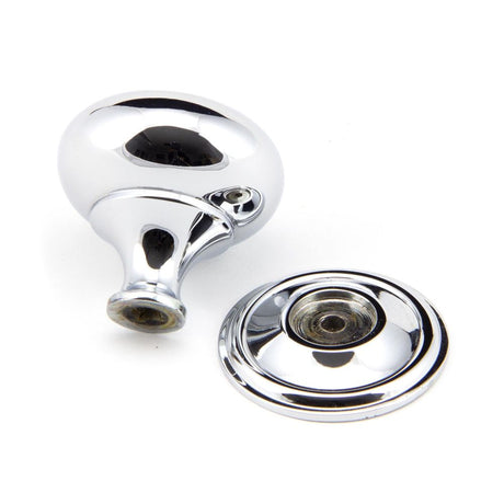 From The Anvil - Polished Chrome Mushroom Cabinet Knob 38mm | Sku. 92031 | Trade Door Handles.