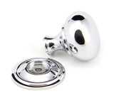 From The Anvil - Polished Chrome Mushroom Cabinet Knob 32mm | Sku. 92032 | Trade Door Handles.