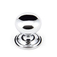 From The Anvil - Polished Chrome Mushroom Cabinet Knob 32mm | Sku. 92032 | Trade Door Handles.