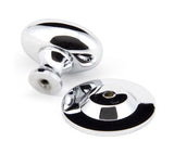 From The Anvil - Polished Chrome Oval Cabinet Knob 40mm | Sku. 92033 | Trade Door Handles.